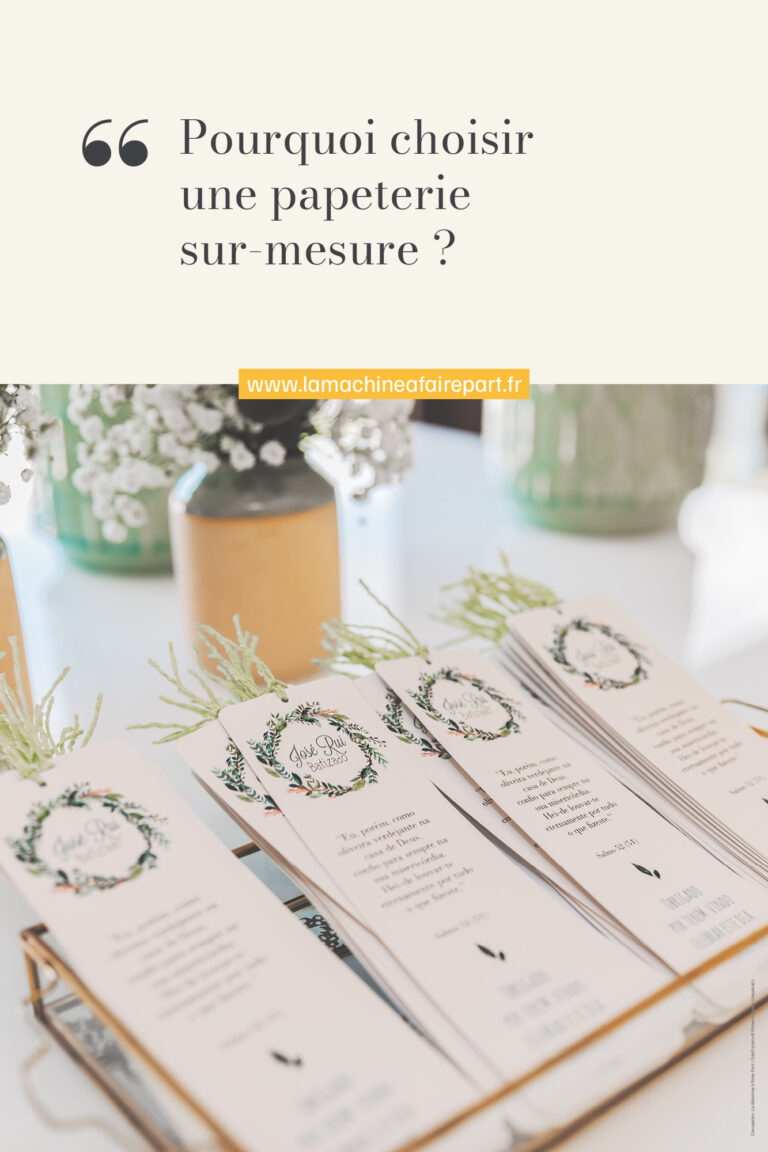 Papeterie De Mariage Pourquoi Choisir Du Sur Mesure